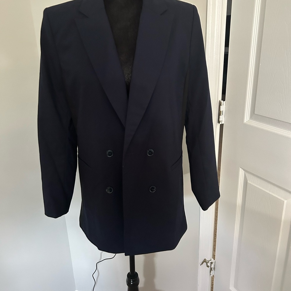 H&M Blue Sport Coat Timeless Design